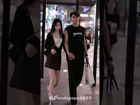 Chinese Street Fashion Couple Ootd Girls Fashion Style #shorts #douyin