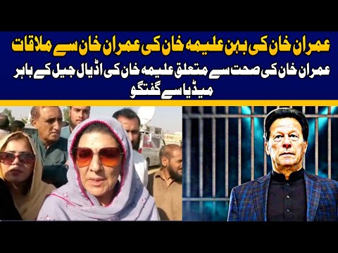 Islamabad: Former Prime Minister Imran Khan's Sister Aleema Khan Talks to Media