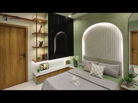 Simple & Elegant 3bhk pelican heights | Best Interior Designer in Ahmedabad | Sarathi Innovation