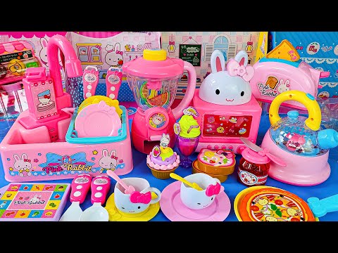 Satisfying with Unboxing Pink Bunny KItchen Cooking Toys, Doctor Dentist Play Set Review | ASMR