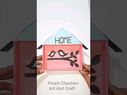 Beautiful Wall Decor Craft Idea | Sweet Box Craft Ideas | Easy Wall Hanging Craft #shorts