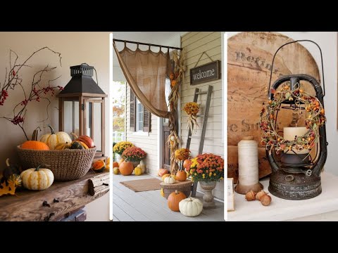 Vintage Harvest Charm: Celebrate the Nostalgia of Harvest Season with Warm and Inviting Decor