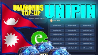 HOW TO TOP-UP FREE FIRE DIAMOND BY UNIPIN Nepal#unipin