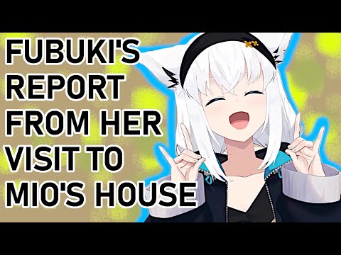 [hololive][eng sub cc] Fubuki's Latest Report on Mio's Condition and Her Homemade Food