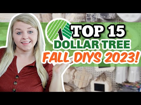 15 Genius DOLLAR TREE FALL DIYS (Easy but Impressive!) NOT TACKY 2024! | Krafts by Katelyn