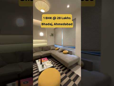 1 BHK Apartment @ 28 Lakhs | 📍 Bhadaj, Ahmedabad | 7874755553 #realestate