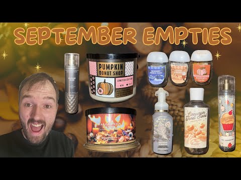 My 2024 September Empties 🎃🧁🍁🔥