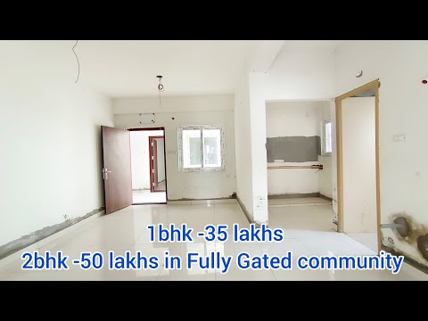 Brand new 2bhk & 1bhk Flats for sale in Fully Gated community Hyderabad