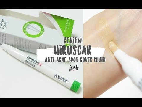 Review : Hiruscar Anti Acne Spot cover fluid