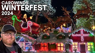 2024 Carowinds Winterfest - Our full experience at opening night! Charlotte, NC