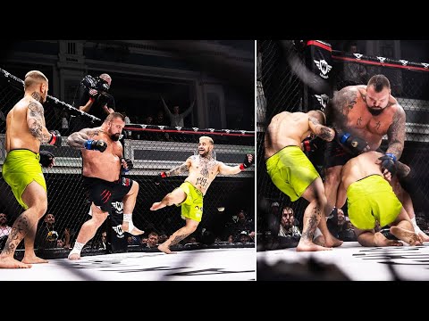 Ozzy Man Reviews: Eddie Hall vs Neffati Brothers - 2 vs 1 World Freak Fight League