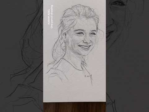 How to draw a portrait using loomis method #portraitdrawing #drawingtutorial