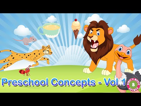 Preschool Concepts - Vol 1 | Opposites | Educational Rhymes for Children | Bindi's Music & Rhymes