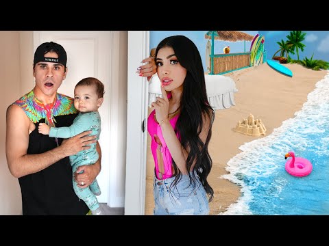 I Turned Our Bedroom Into a BEACH!