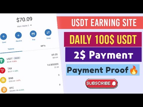 USDT Shopping Mall Earning platform | New Usdt Investment Website | Mall Income Site