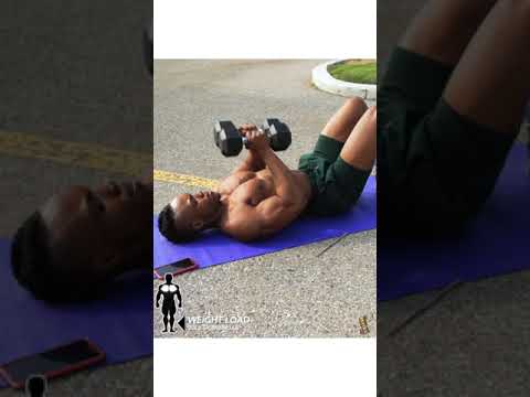 Chest Dumbell Floor Workout