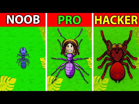 NOOB vs PRO vs HACKER In ANTS.IO