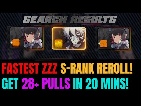 FASTEST ZZZ S-Rank Rerolling Method! - GET 20 + 8 Summons For ★★★★★ THIS WAY!!