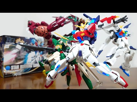 (Overwhelming movement! Special rifle & shield!) HGBF 1/144 Star Burning Gundam Review