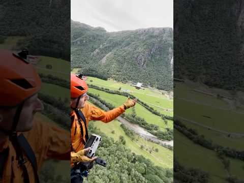 Catching a drone hundreds of feet in the air