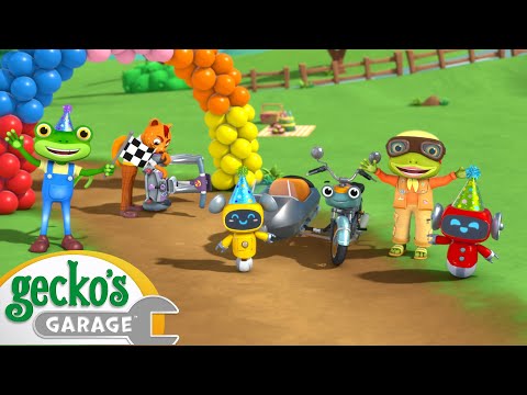 Balloon Race Fun | Gecko's Garage Stories and Adventures for Kids | Moonbug Kids