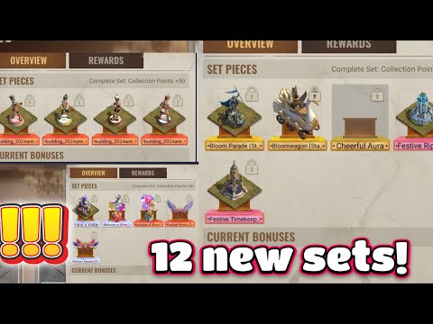 State of Survival : Gen 5 statues ,12 NEW SKIN SETS!!!!!!!!!