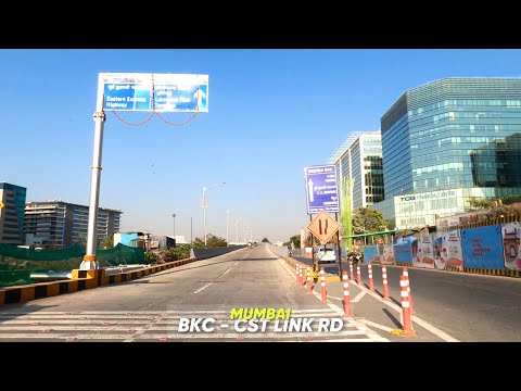 4K Drive on Newly Opened BKC - CST Link Road | Mumbai