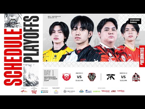 🔴 LIVE | MPL ID S14 | Playoffs Day 1 | English