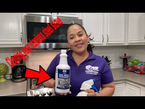 How to Clean Your Stanless Steel stove Member's Mark Commercial Oven, Grill and Fryer Cleaner