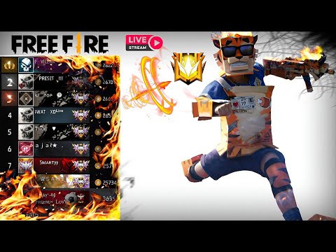 FREE FIRE LIVE | BR RANK GAMEPLAY FULL RUSH 🥶