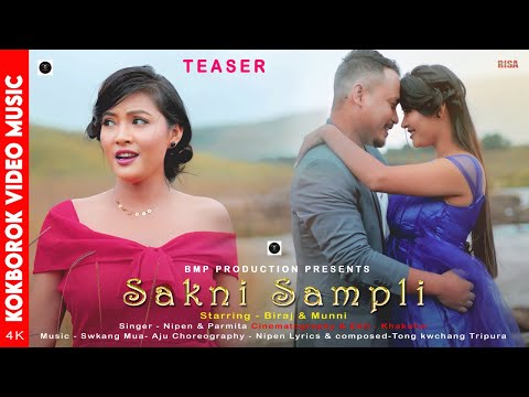 Sakni Sampli II New Kokborok Romantic Music Video Teaser 2023 II Bharat -Bangala II Biraj II Munni