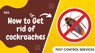 How to get rid of Cockroaches at home #DakshinaMurthySripada #9573563659 #pestcontrolservices