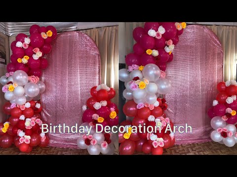 DIY Balloon Decoration at home