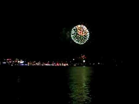 fireworks at edewater, NY