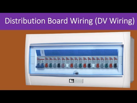 Single Phase MCB Distribution Board (DB Board) Wiring Diagram | House Wiring diagram |