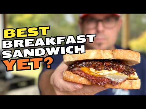 Maybe the BEST Breakfast Sandwich We've Made - BREAKFAST PATTY MELT with Bacon Onion Jam