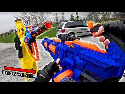 NERF OPS FORTNITE CAMPAIGN | MISSION 5 (Nerf First Person!)