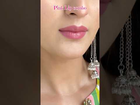 Pink lip combo:festive edition 💖😍||Swati Rathi #lipstick #lipcombo #makeup #viralvideo #shorts