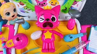 110 Minutes Doctor Play Set ASMR, Satisfying Unboxing Pinkfong Ambulance Set | Tina Unboxing Toys