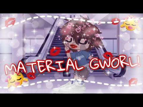 Material Gworl || fnaf security breach || gacha club skit