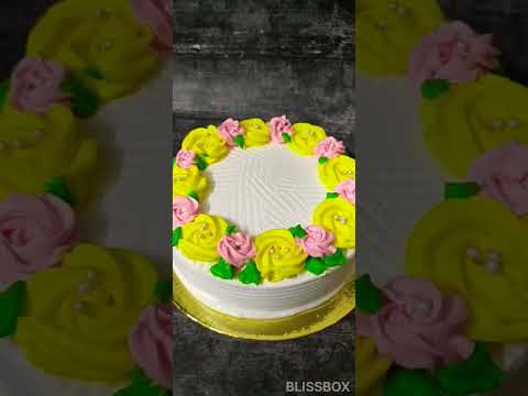 EASY CAKE DESIGN FOR BEGINNERS| TUTORIAL FOR BEGINNERS| #viral #fypシ #trending #cake #shorts