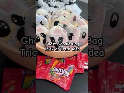 Ghost Goodie Bag: Trick or Treat idea for Halloween #shorts #halloween2024