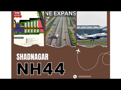 Open Plots Shadnagar Highway 🛣️ facing