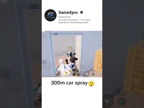 300 meter Car Spray  #pubg #pubgmobile #bgmi