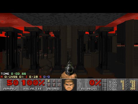 Doom II: Sunder - Map 09 (The Cage) UV-Max in 19:52