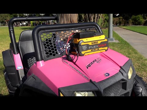 I Figured Out What DeWALT's Huge $400 Battery is For😄(Kids Power Wheels)