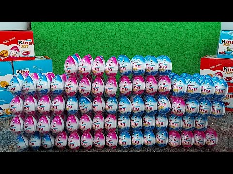 1000 yummy Kinder surprise egg toys opening / A Lots of candy ASMR