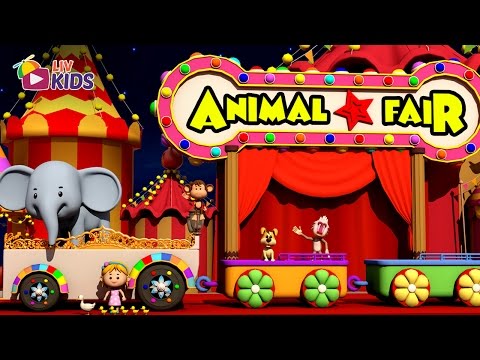 Animal Fair with Lyrics | LIV Kids Nursery Rhymes and Songs | HD