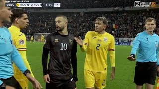 Romania vs Kosovo | 0-0 | The match was stopped because kosovo player racism | Nations League 2024