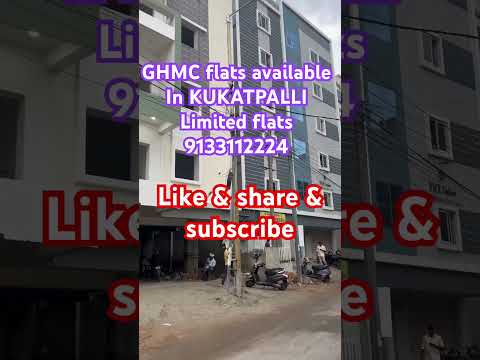 GHMC APPROVED #FLATS AVAILABLE IN KUKATPALLI METRO #NEAR 200 meters for details Cantact 9133112224#